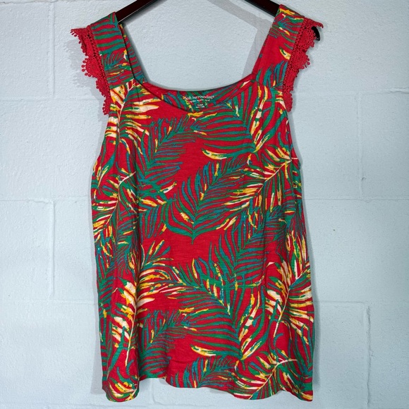 Soft Surroundings Tropical Print Tank - Picture 1 of 5